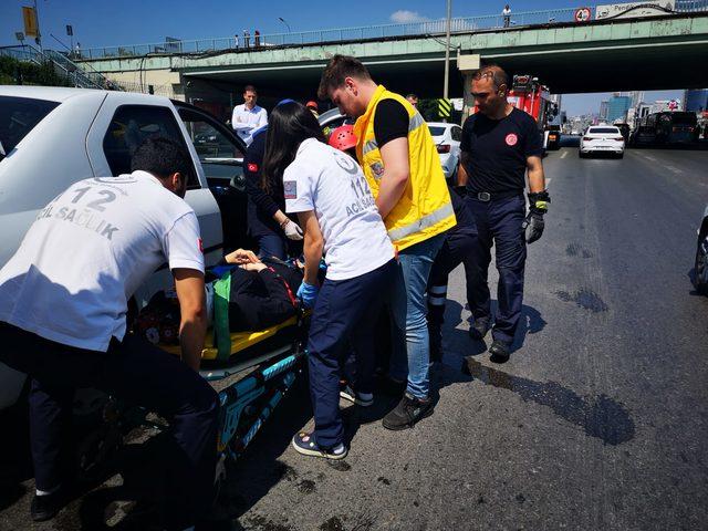 Pendik'te zincirleme trafik kazası