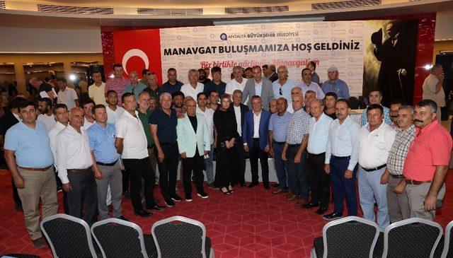 Başkan Böcek Manavgat’ı ziyaret etti