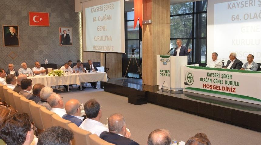 Kayseri Şeker&rsquo;den Tarihi Genel Kurul