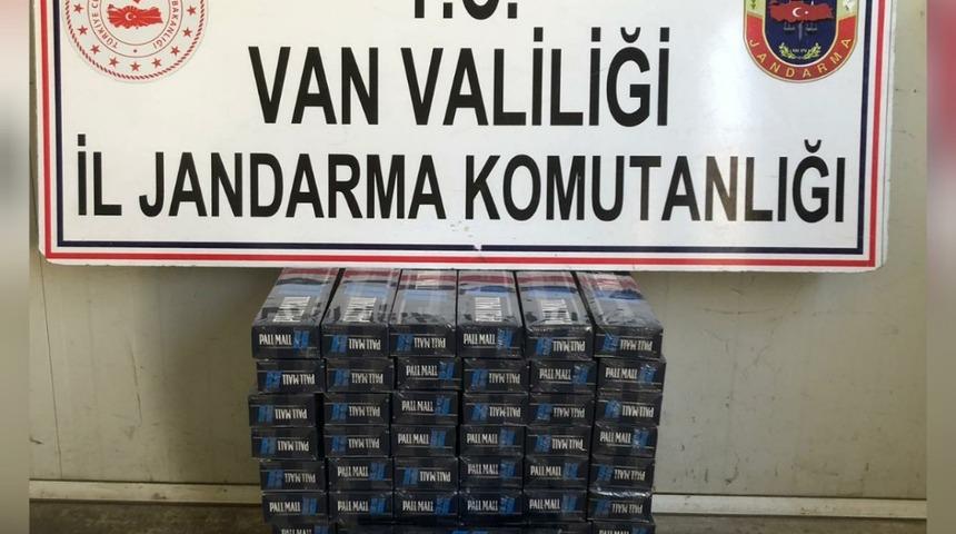 Gevaş&rsquo;ta 640 paket ka&ccedil;ak sigara ele ge&ccedil;irildi