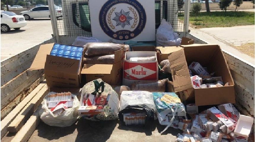 Didim&rsquo;de ka&ccedil;ak sigara operasyonu