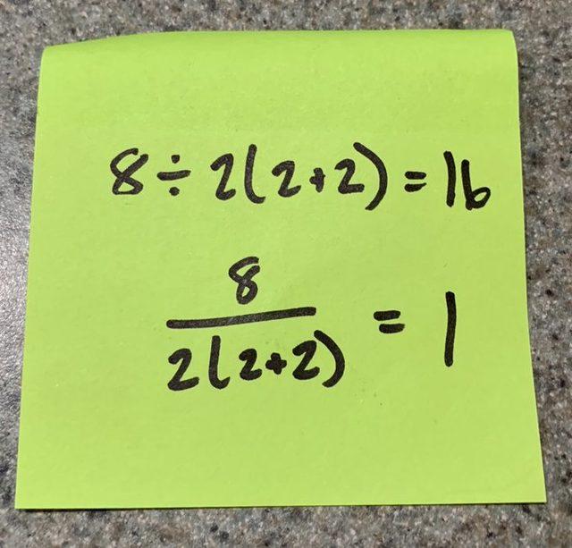 Çok basit bir matematik işlemi, sosyal medyayı ikiye böldü: Cevap 1 mi