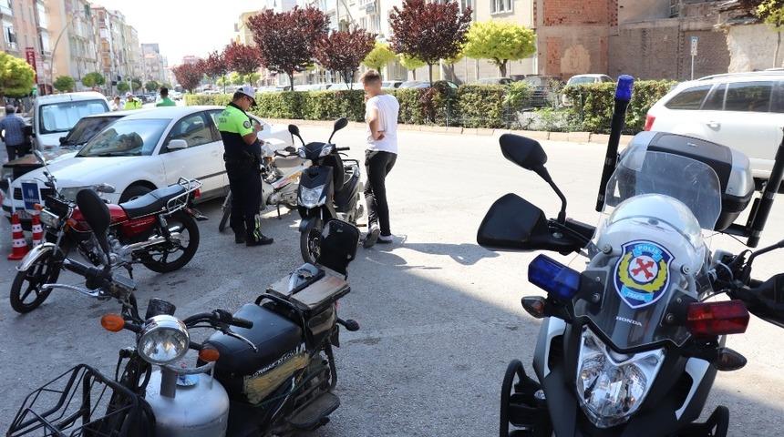 Karaman&rsquo;da elektrikli bisiklet ve motosikletlere y&ouml;nelik denetimler arttırıldı