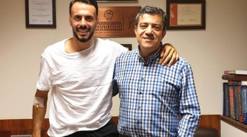 Alanyasporlu futbolcu Lokman, Kayseri'de ameliyat oldu