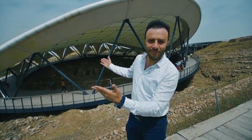 Gen&ccedil; iş adamı 2019 G&ouml;beklitepe Yılı i&ccedil;in klip &ccedil;ekti