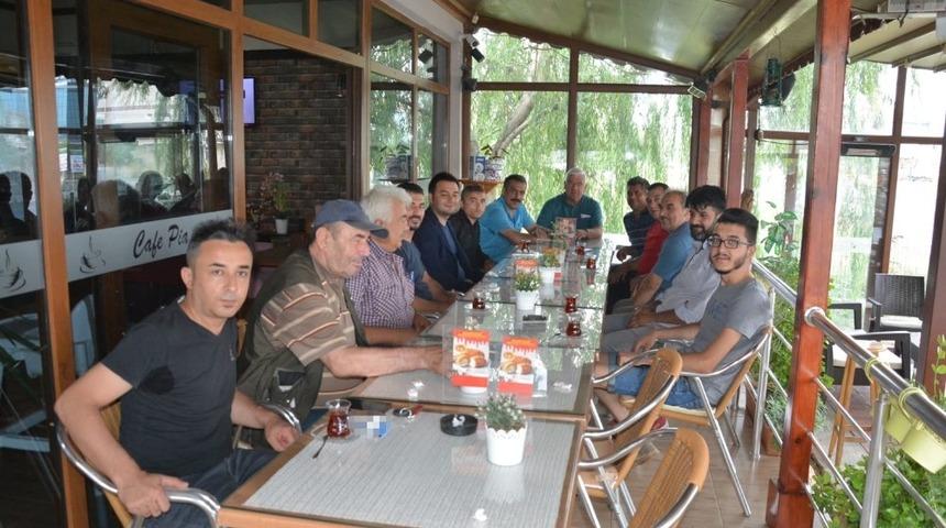 Başkan Y&uuml;ksel, &Ccedil;orlu TSO Başkanı Volkan ve fırıncı esnafını konuk etti