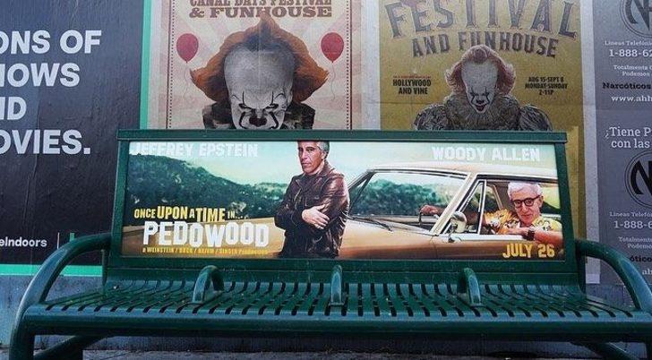 Sokak sanatçılarından Tarantino afişlerine müdahale G3