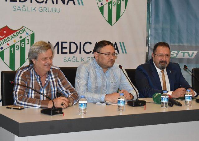 Bursaspor’un yeni sağlık sponsoru Medicana