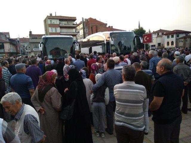 Hac yolcuları kutsal topraklara uğurlandı