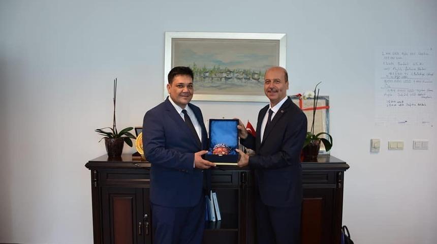 Başkan Recep Bozkurt&rsquo;tan İlbank Genel M&uuml;d&uuml;rl&uuml;ğ&uuml;&rsquo;ne ziyaret