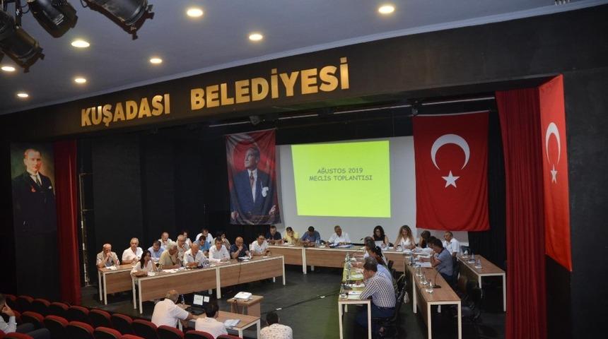 Kuşadası Belediye Meclisi Ağustos ayı toplantısı yapıldı