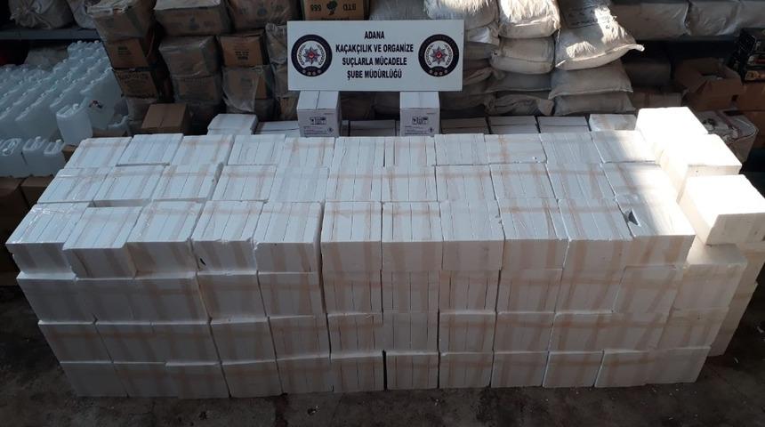 Adana’da nargile tütünü ve etil alkol operasyonu