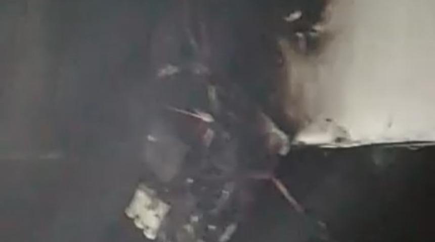 Van&rsquo;da bodrum yangını