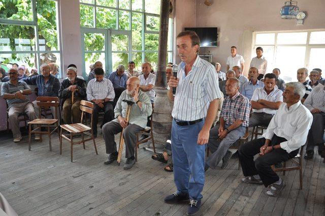 Halk toplantısında ’içme suyu destek projesi’