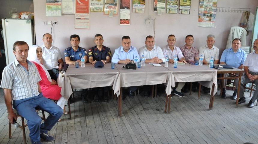 Halk toplantısında ’içme suyu destek projesi’