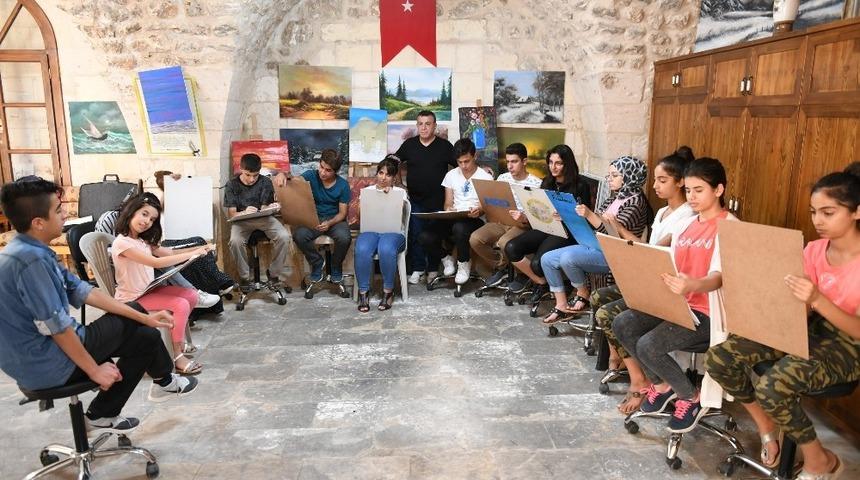 Şanlıurfa’da gençler yetenek sınavlarına hazırlanıyor