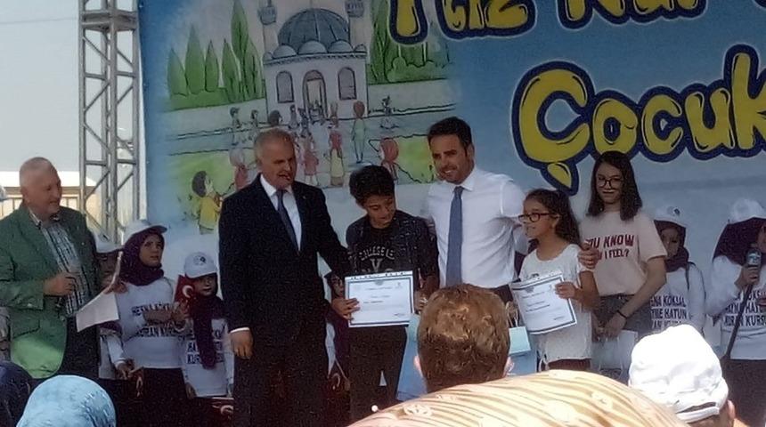 &rsquo;Ramazan ve infak&rsquo; konulu resim yarışmasının il ikincisi Pazarlar&rsquo;dan