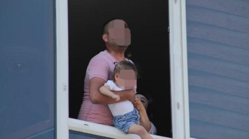 Kayseri'de korku dolu anlar! Kucağına aldığı kızıyla intihara kalkıştı  