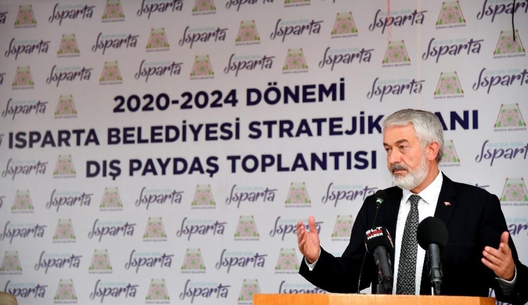Isparta Belediyesi&rsquo;nden &ldquo;Ben Başkan Olsam&rdquo; sloganlı Stratejik Plan Dış Paydaş Toplantısı
