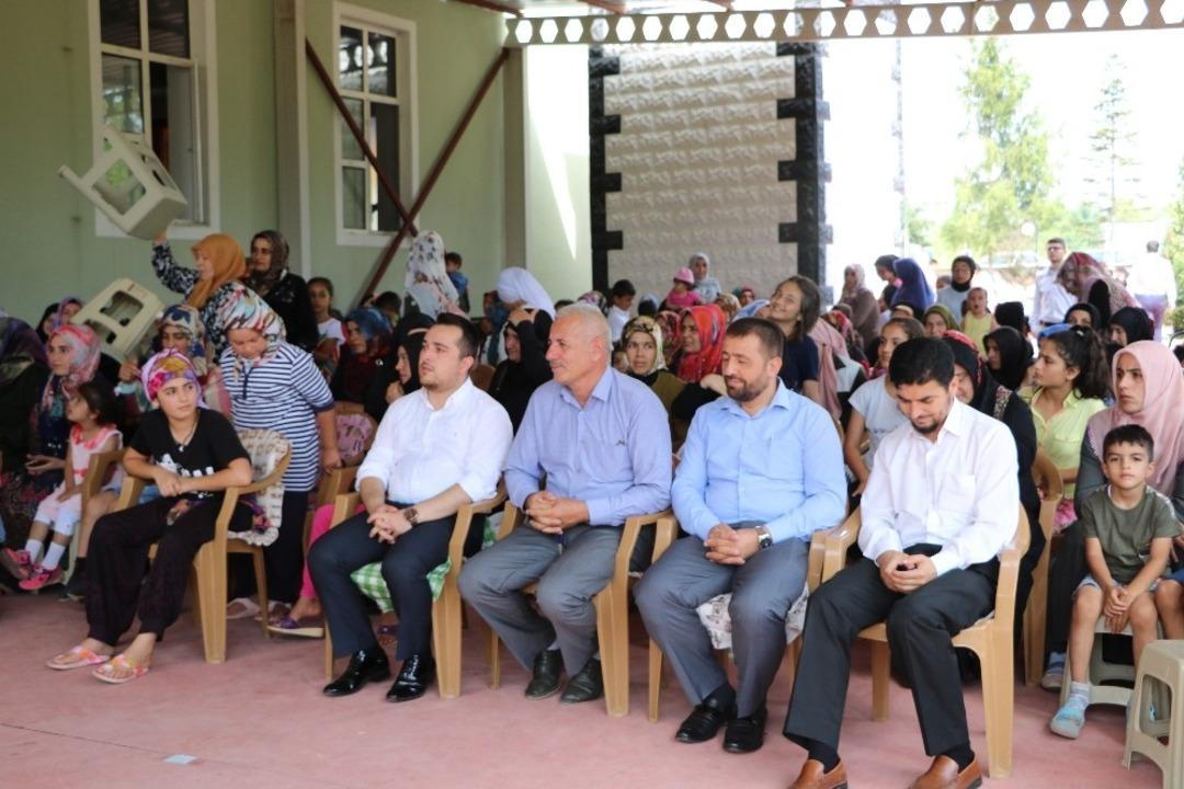 &Ccedil;ocuklar yaz kuran kursu şenliğinde eğlendi