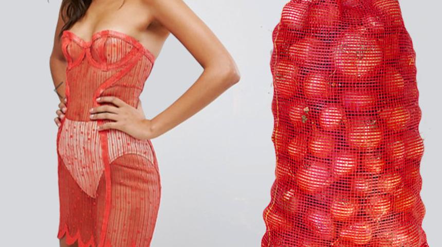 553 dolarlık elbise b&uuml;y&uuml;k bir soğan torbasına benzetildi! 