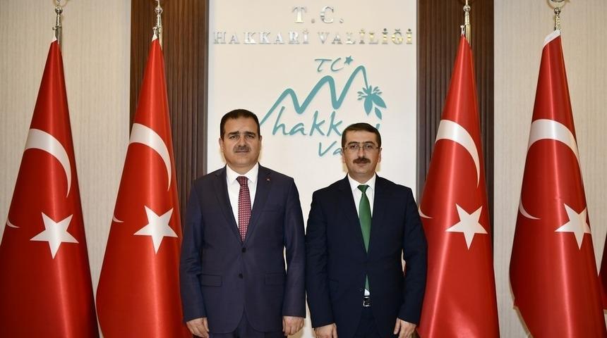 Başsavcı &Ccedil;ınar&rsquo;dan Vali Akbıyık&rsquo;a iade-i ziyaret