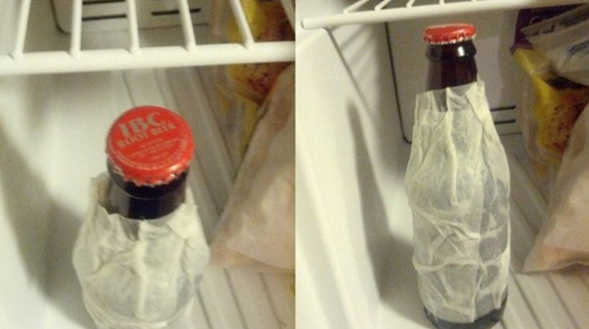 Ilık bir i&ccedil;eceği 10 dakikada soğutmak m&uuml;mk&uuml;n! Nasıl mı?