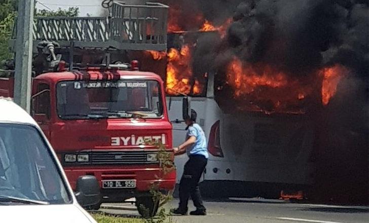 Son dakika! Balıkesir'de yanan otobüsün şoförü ve ikinci şoför tutuklandı G2
