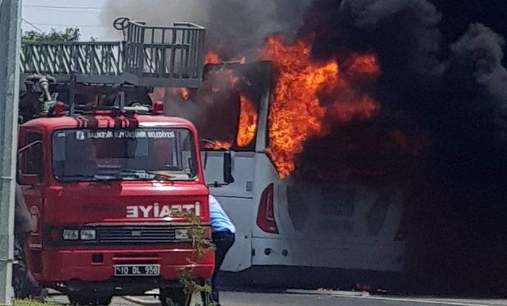 Son dakika! Balıkesir'de yanan otobüsün şoförü ve ikinci şoför tutuklandı G4
