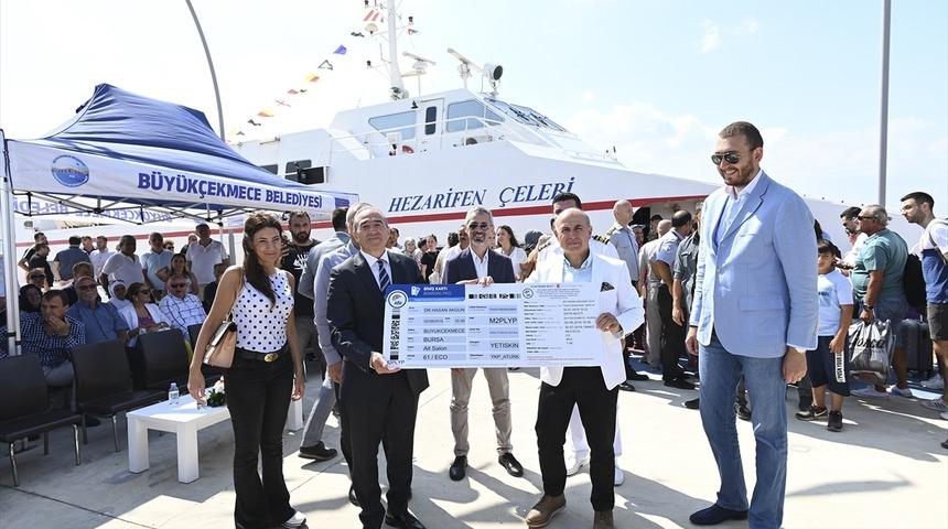 İDO'nun Büyükçekmece-Bursa seferleri başladı