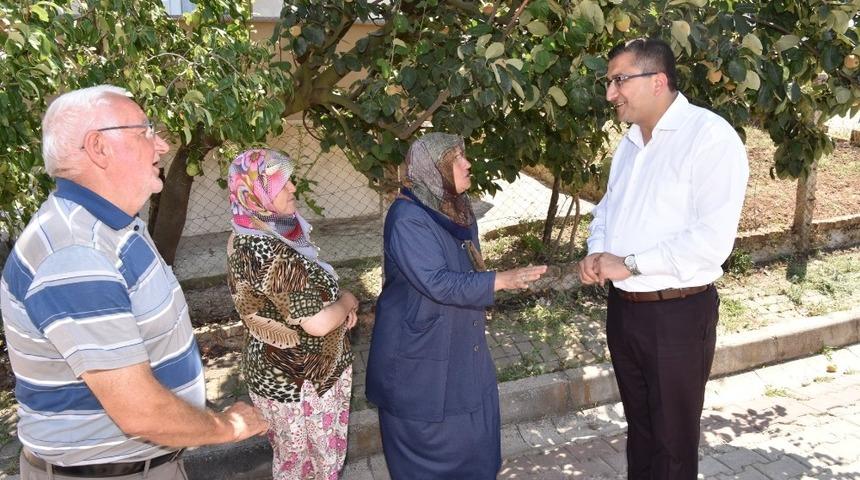 &Ccedil;an Belediye Başkanı &Ouml;z, hemşehrilerini yalnız bırakmıyor