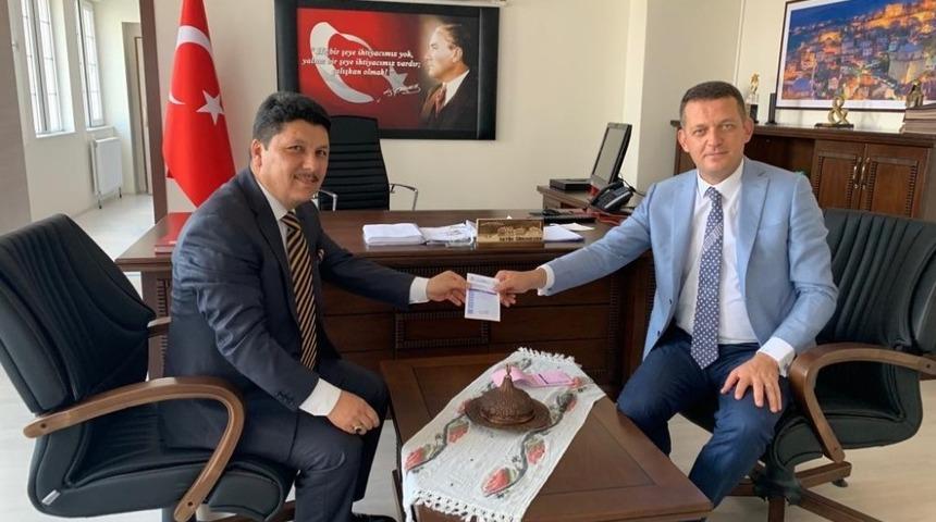 Kaymakam &Uuml;rkmezer&rsquo;den &ldquo;Kurbanını Paylaş, Kardeşinle Yakınlaş&rdquo; kampanyasına destek