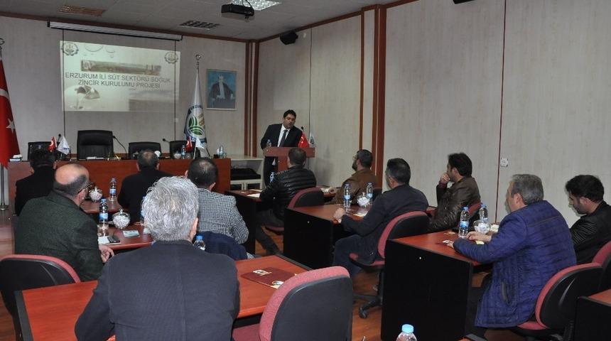 Başkan Oral, S&uuml;t Sanayici Temsilcileri ile bir araya geldi