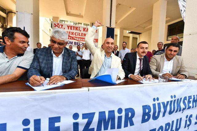 İzmir Büyükşehir Belediyesi'nde çalışan memurlara rekor zam