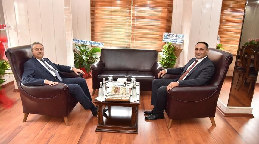 Vali Su, Başkan Yılmaz&rsquo;ı ziyaret etti