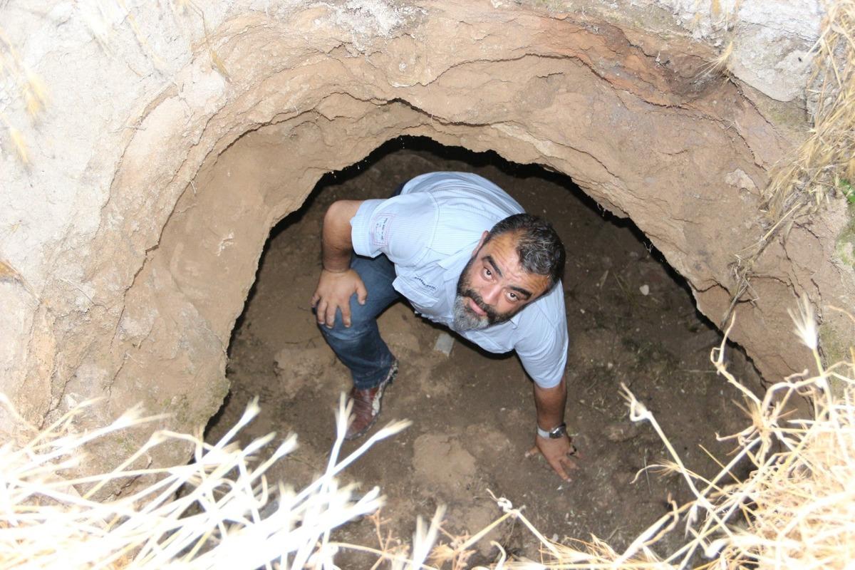 Kapadokya&rsquo;da herkesi heyecanlandıran olay! Bah&ccedil;e &ccedil;&ouml;kt&uuml; yeraltı şehri ortaya &ccedil;ıktı