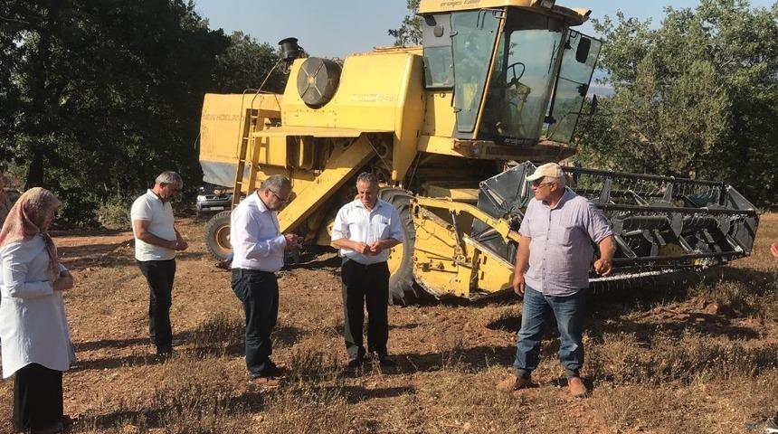 Turhal’da çörekotu hasadı yapıldı