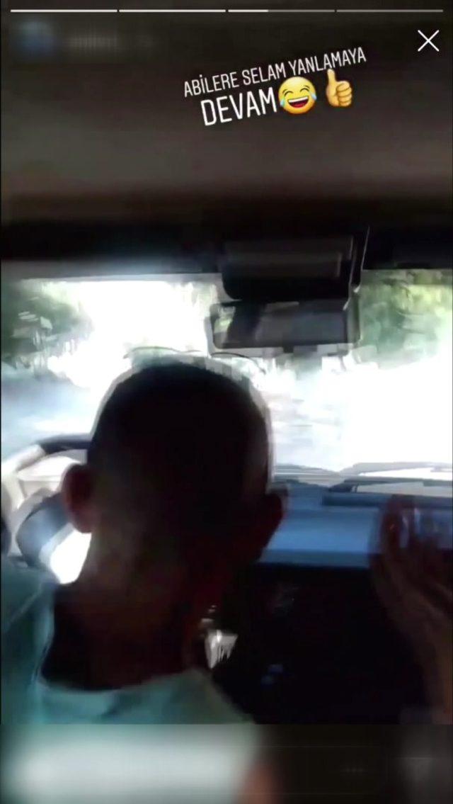 'Abilere selam, yanlamaya devam' paylaşımı yapan sürücüye ceza