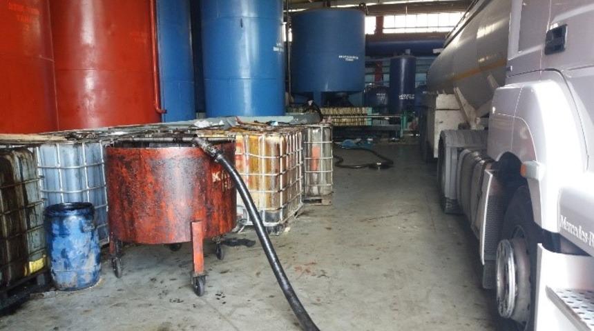 Ankara'da 55 bin kilo kalıp yağ ele ge&ccedil;irildi