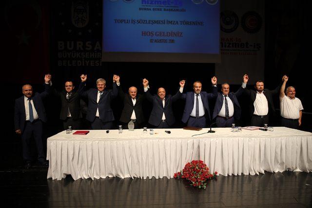 Bursa Büyükşehir Belediyesi'nde toplu sözleşme