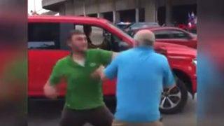 Katıldığı ilk g&ouml;steride dayak yedi