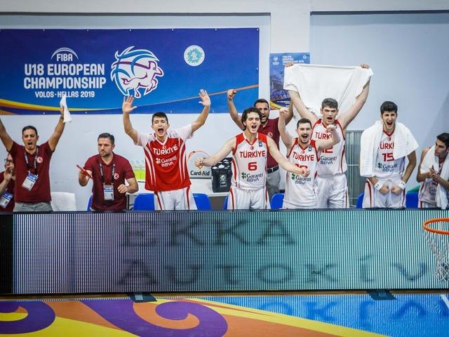 18 Yaş Altı Erkekler Avrupa Basketbol Şampiyonası'nda Türkiye finalde!