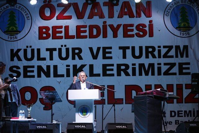 Başkan Büyükkılıç, Özvatan ilçesinde gerçekleştirilen festivale katıldı