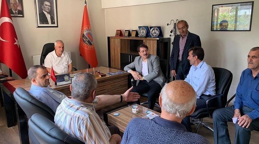 Milletvekili Aydemir&rsquo;den emekliler derneğine ziyaret