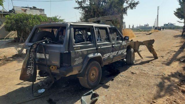 Azez’de bombalı araçla saldırı: 1 ölü, 2 yaralı