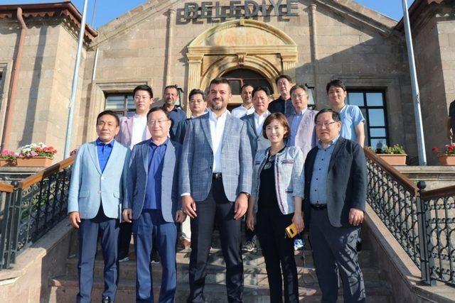 Seul heyeti Ürgüp Belediye Başkanı Aktürk’ü ziyaret etti