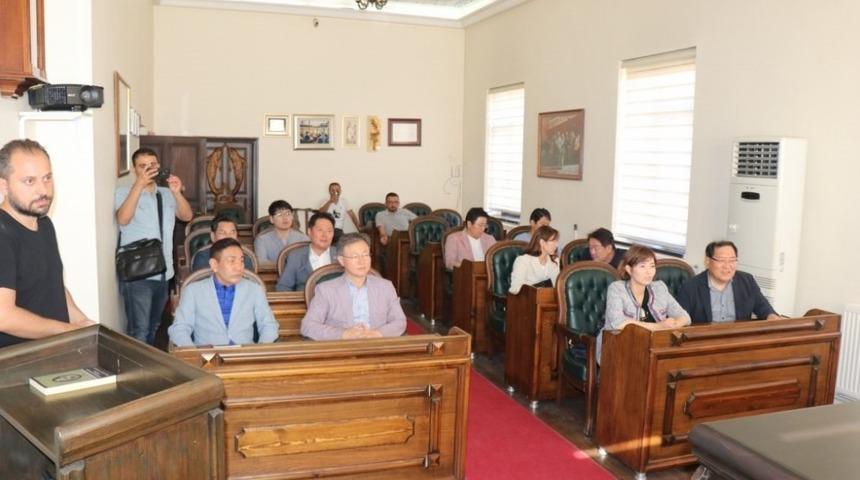 Seul heyeti &Uuml;rg&uuml;p Belediye Başkanı Akt&uuml;rk&rsquo;&uuml; ziyaret etti