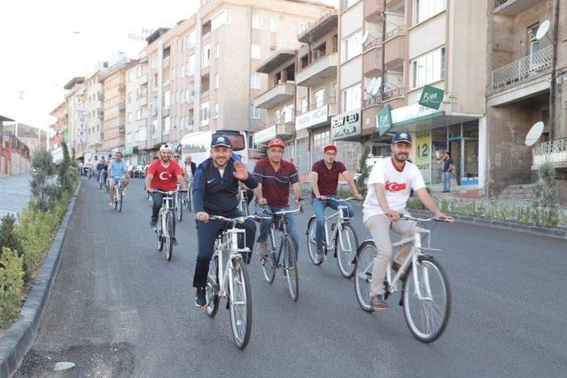 Nevşehir sağlıklı yaşam için pedal çevirdi