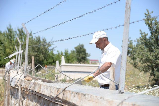 Köy mezarlıklarına bakım