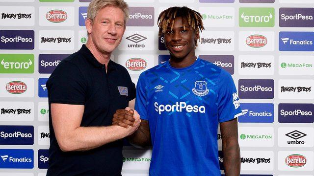 Everton Moise Kean ile 5 yıllık sözleşme imzaladı